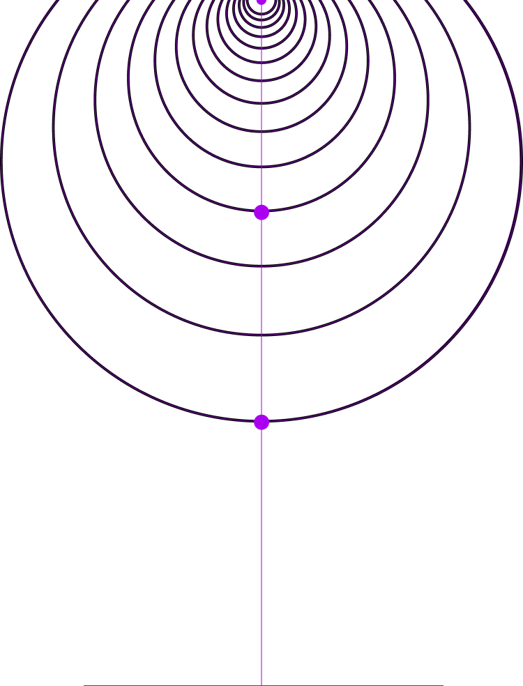 A bird sitting on a nest of eggs.